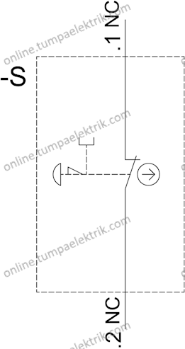 3SU1100-1BA20-1CA0 Acil Stop Mantar Buton