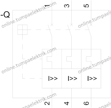 3VA1340-5EF32-0AA0 Kompakt Termik Güç Şalter