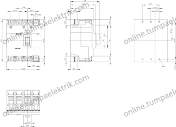 3VM1050-3ED42-0AA0 Kompakt Şalter 50A 25kA 4K