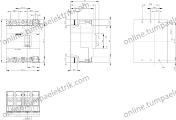 3VM1112-3ED42-0AA0  Kompakt Şalter 125A 25kA 4K