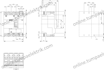 3VM1112-4EE42-0AA0  Kompakt Şalter 88-125A 36kA 4K