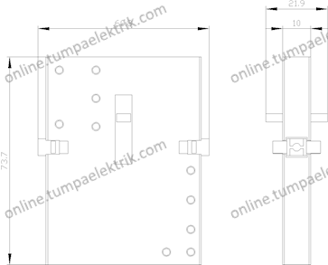 3RA2934-2B Mekanik Kilitleme Boy S2 S3