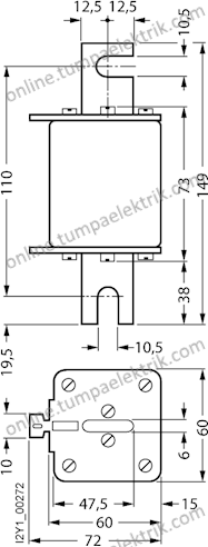 3Ne3336 Sıtor Sigorta 1000V 630A 3Boy