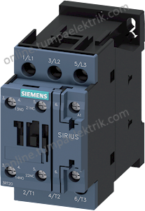 3RT2027-1AF00 Sirius Kontaktör 32A 110V AC 15kW