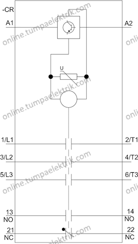 3RT2036-1NB30 Sirius Kontaktör 50A 20-33V DC 22kW