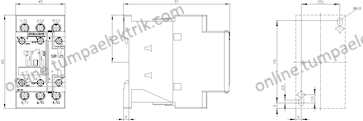 3RT2025-1AF00 Sirius Kontaktör 16A 110V AC 7,5kW