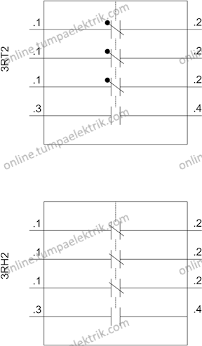 3RH2911-1HA13 Yardımcı Kontaktör Bloğu