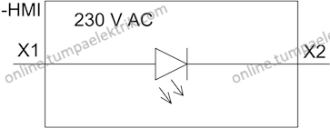 3SU1106-6AA70-1AA0 Sinyal Lambalar Renksiz 230 AC