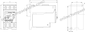 3RU2136-4JB1 Sirius Termik Röle 54-65A Boy:S2