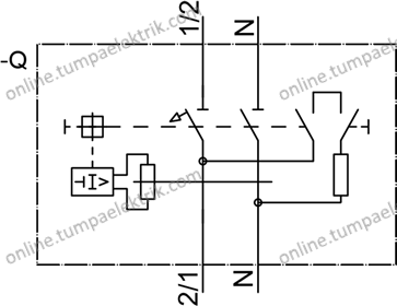 5SV1313-7KK16 1X16A 30mA A Tip Otomat Tip K.A.K