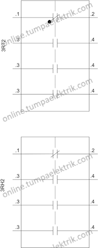 3RH2911-1HA31 3No+1Nc Yardımcı Kontak Bloğu