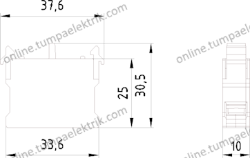 3Sb6400-1Aa10-1Ca0 1Nc Monoblok Kont Bloğu