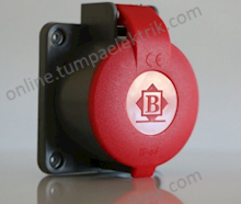 Üçlü Grup Priz 3x32A  (3P+E) IP44
