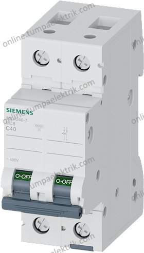 5SL4240-7 Otomatik Sigorta 40A 2 Faz 10kA C Tipi