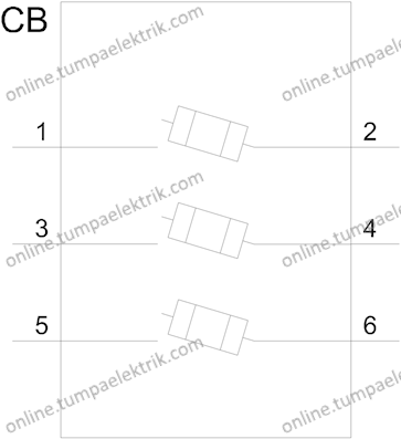 3NP1133-1CA20 NH-Bıçaklı Yük Kesici 160A