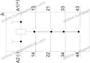 3Rh2131-2Bb40  3No+1Nc 24V Dc Yard Kontaktör