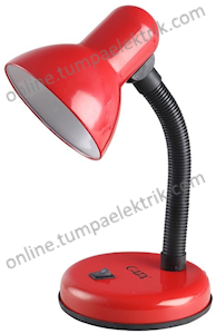 CT-8400 Atlanta Masa Lambası Kırmızı Renk