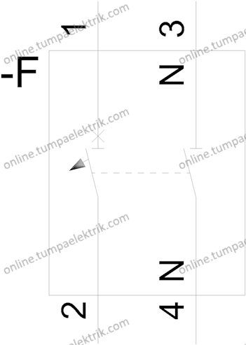 5SL6506-7 Otomatik Sigorta 6A C Tipi 1Faz Nötr