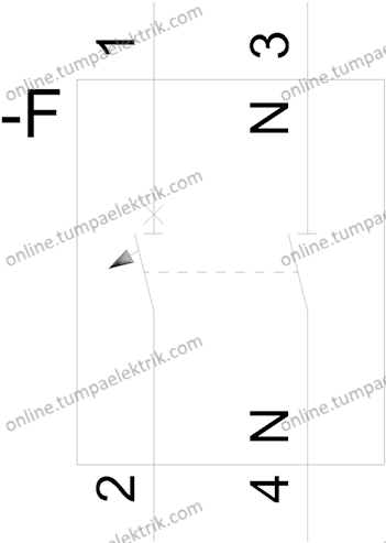 5SL6510-7 Otomatik Sigorta 10A C Tipi 1Faz Nötr