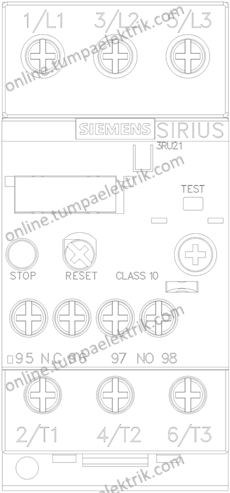 3RU2126-4PB1 Sirius Termik Röle 30-36A Boy:S0