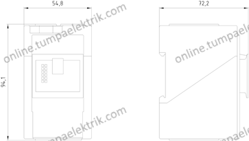 3RB2906-2JG1 10-100 Aşırı Akım Rölesi