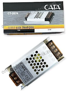 CCT-26745 AMPER ŞERİT LED TRAFOSU (60W) (SÜPER SLİM FANSIZ)