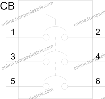 5SY4303-7 Otomatik Sigorta 3A C Tipi 3Faz 10kA