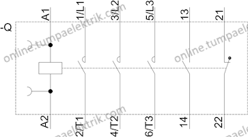 3RT2025-1AP00 Sirius Kontaktör 16A 230V AC 7,5kW