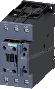 3RT2035-1AP00 Sirius Kontaktör 40A 230V AC 18,5kW