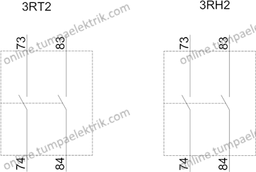 3RH2911-1LA20 Yardımcı Kontaktör Bloğu