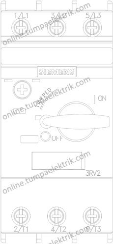 3RV2011-1BA10 Motor Koruma Şalteri 1,4-2A