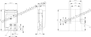 3NP1143-1DA10 NH-Bıçaklı Yük Kesici 250A