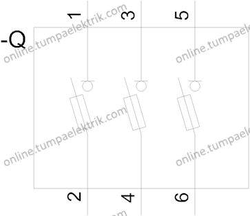 3NP1163-1DA10 NH-Bıçaklı Yük Kesici 630A