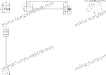 3LD2213-0TK53 Dipten Acil Stop Şalteri 32A