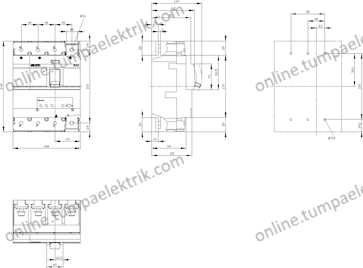 3VA2340-4HL42-0AA0 Kompakt Şalter 160-400A 36kA