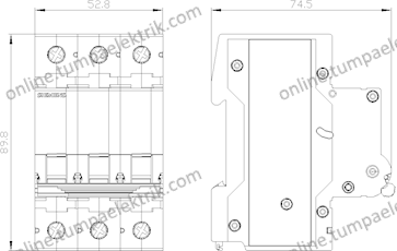 5SL6310-7YA Otomatik Sigorta Klasik 10A C Tipi