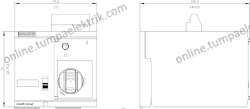 3VA9157-0HA20 Motor Mekanizması 160A