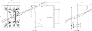 3RT2327-1AP00 Sirius Kontaktör 50A 4Kutuplu 230V