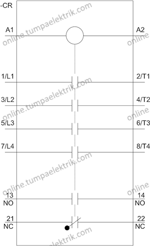 3RT2337-1AP00 Sirius Kontaktör 110A 4Kutuplu 230V