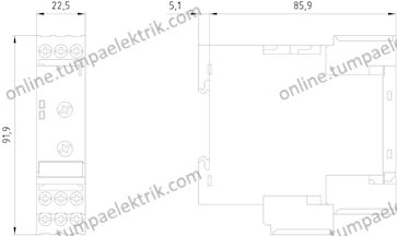 3UG4513-1BR20 Düşük Gerilim Kontrol Rölesi