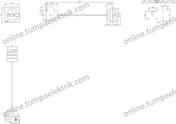 3LD2514-0TK53 Dipten Acil Stop Şalteri 63A