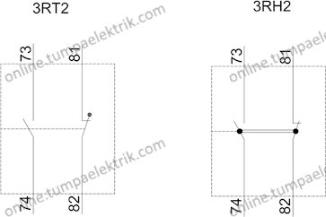 3RH2911-1LA11 Yardımcı Kontaktör Bloğu