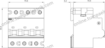 5SP4392-7 Otomatik Sigorta 125A C Tipi 3Faz