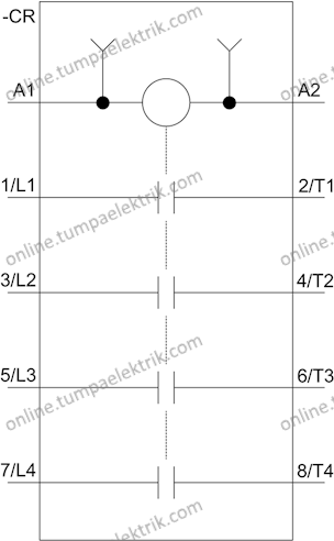 3RT2316-1AP00 Sirius Kontaktör 18A 4Kutuplu 230V