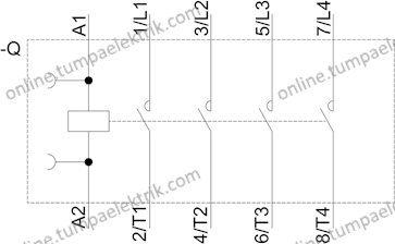 3RT2316-1AP00 Sirius Kontaktör 18A 4Kutuplu 230V