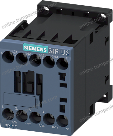 3RT2316-1AP00 Sirius Kontaktör 18A 4Kutuplu 230V