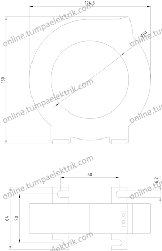 3UL2304-1A Toroid Akım Trafosu 80mm Çap