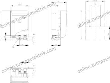 3NP1123-1CA20 NH-Bıçaklı Yük Kesici 160A B:000