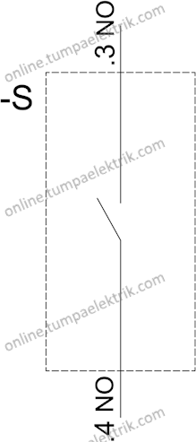 3SU1150-0AB10-1BA0 Metal Yay Dönüşlü Siyah Buton