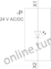 3SU1102-6AA40-1AA0 Yeşil Led Sinyal Lambası 24V